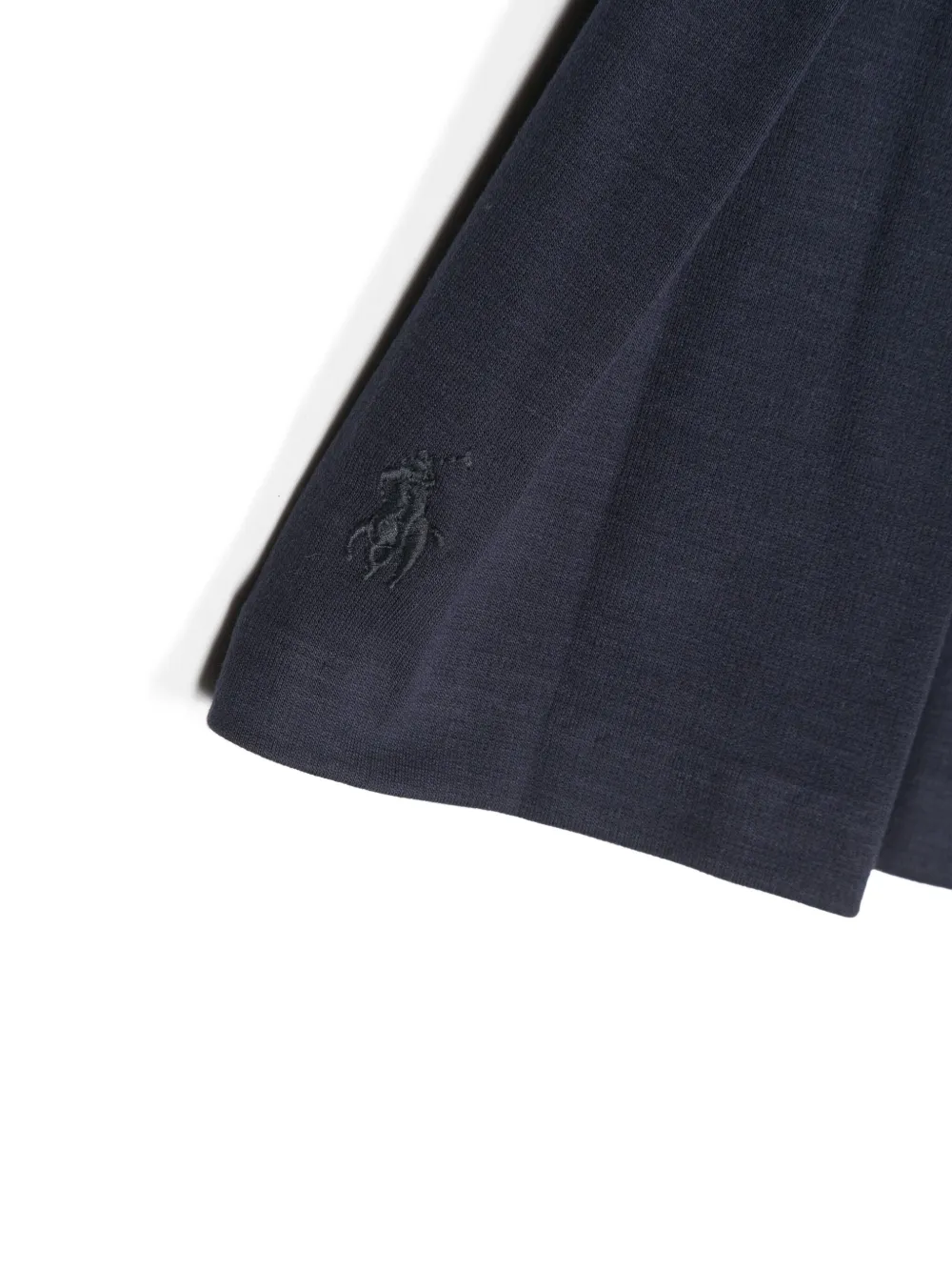 Юбка с завышенной талией и складками POLO RALPH LAUREN KIDS, синий — фото 3