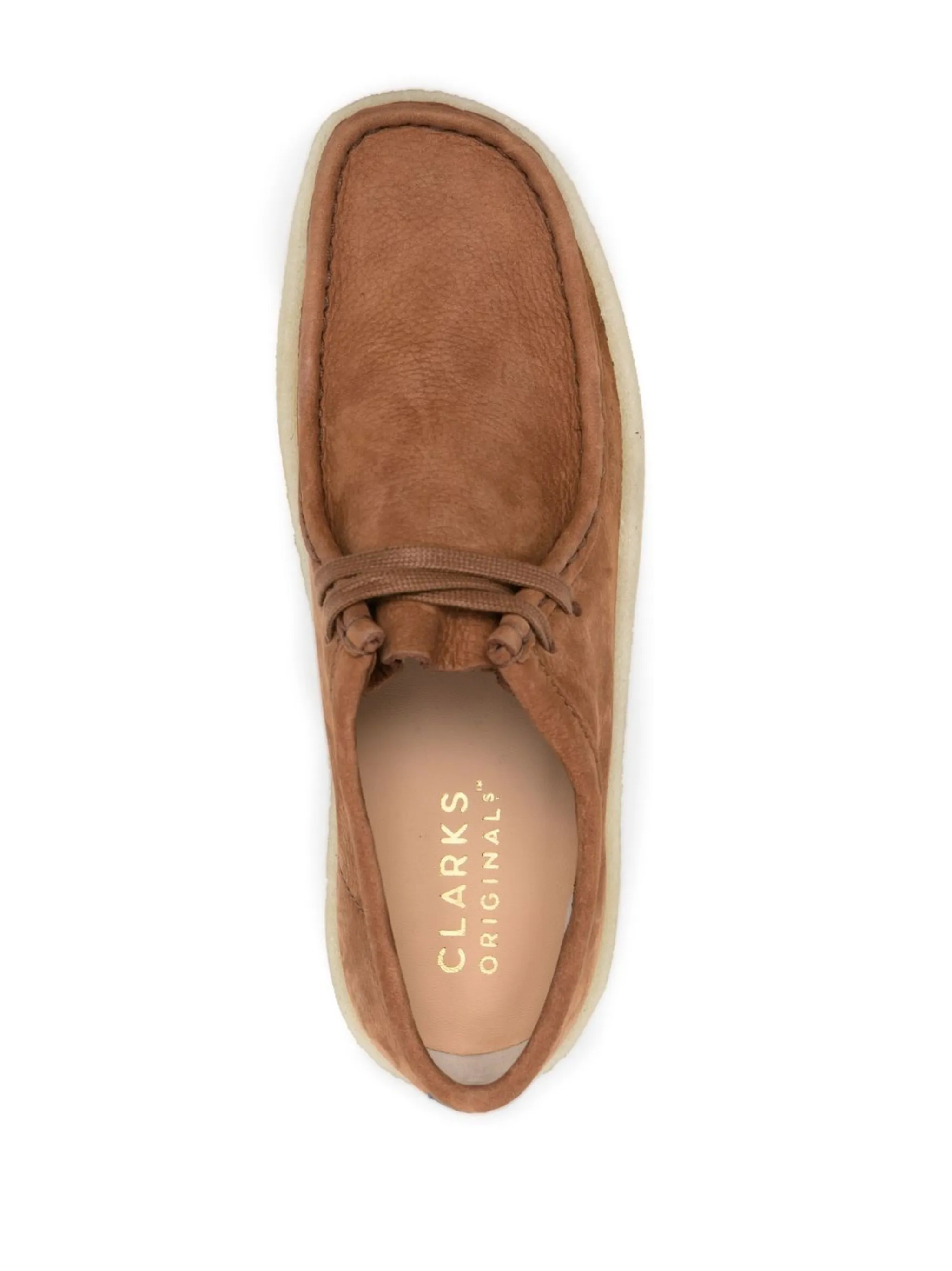 Замшевые лоферы Clarks, коричневый — фото 4