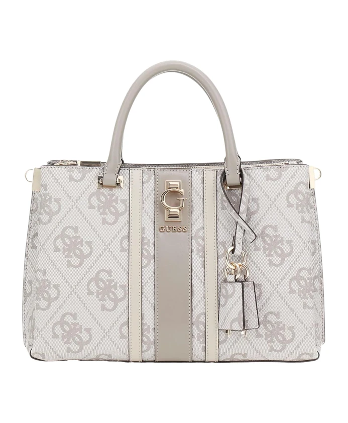 

Серая сумка из искусственной кожи с двумя ручками Guess, серый