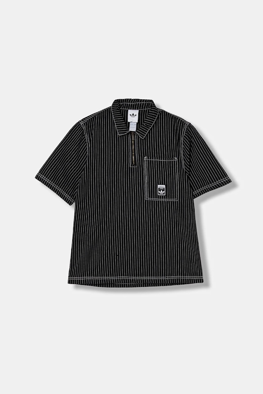 

Хлопковая поло Graphic Lo Sh Adidas Originals, черный