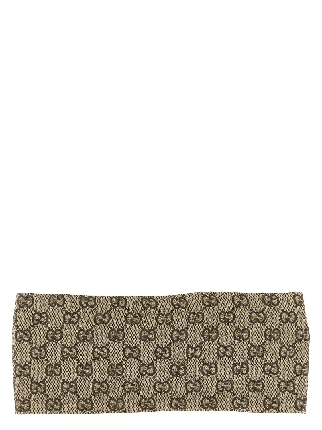 Повязка на голову с монограммой 'GG' Gucci, бежевый