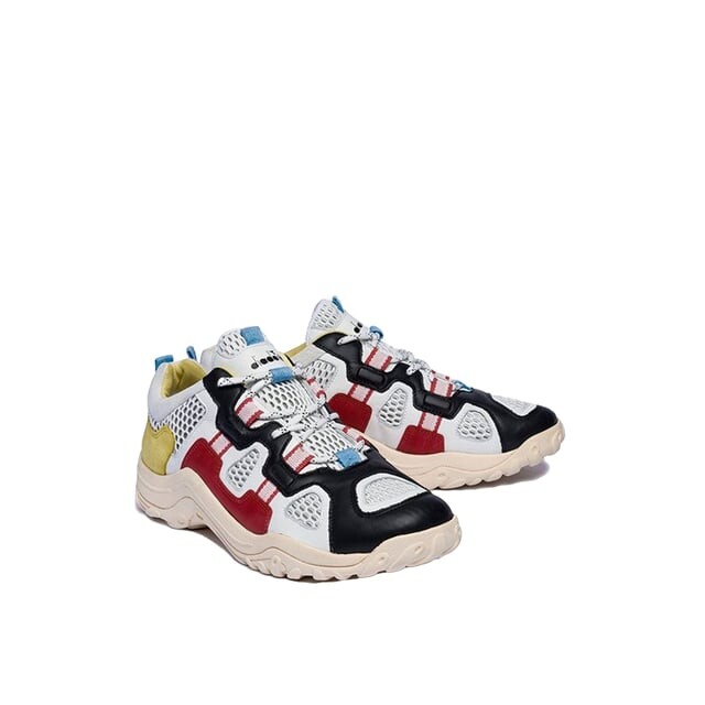 Мужские разноцветные кроссовки из альпаки Diadora, мультиколор — фото 4