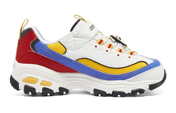 Кроссовки детские серии D"LITES GS Low-top Белый/Красный/Желтый/Синий Skechers — фото 2