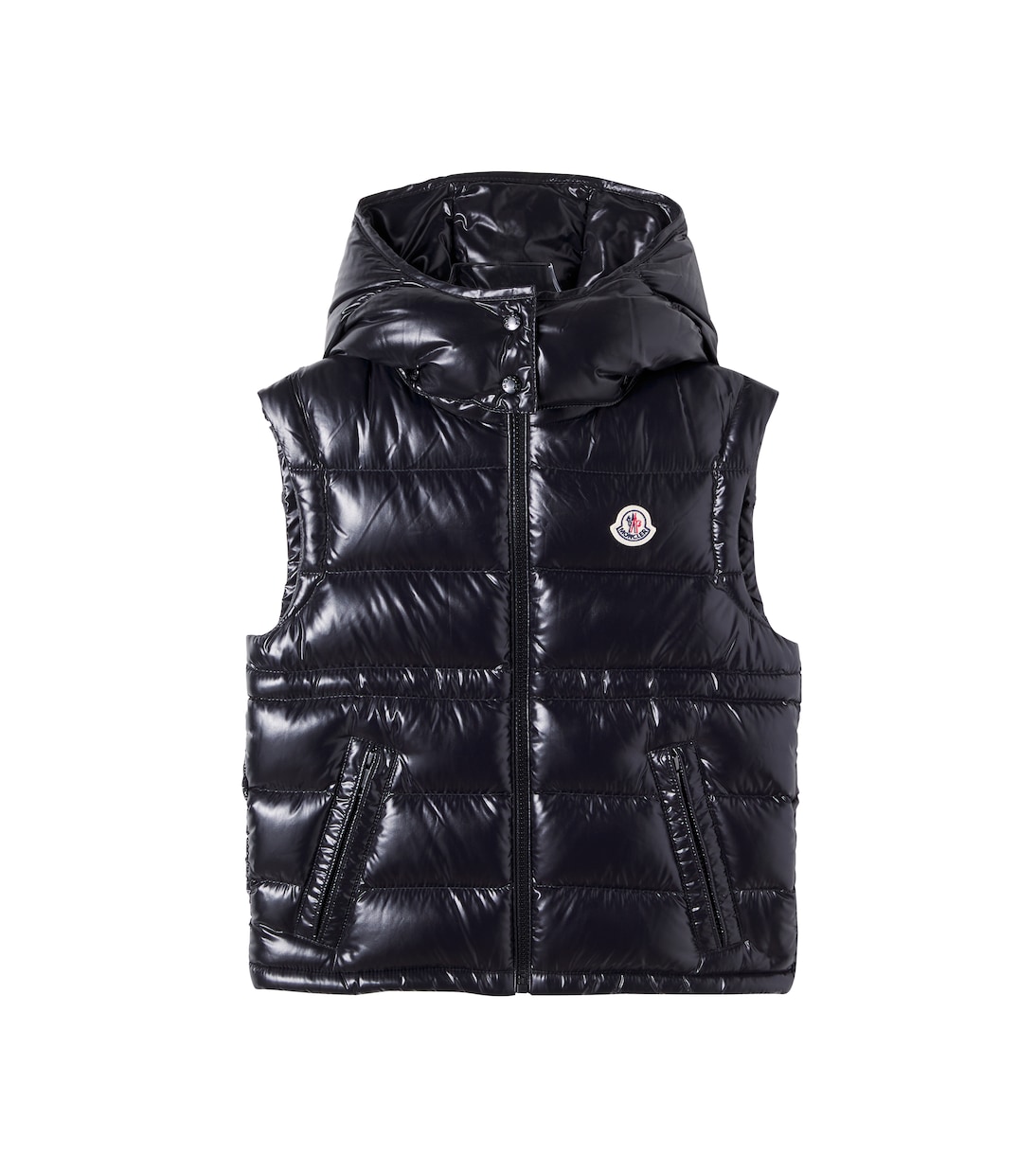 

Пуховая жилетка Ania Moncler Enfant, черный