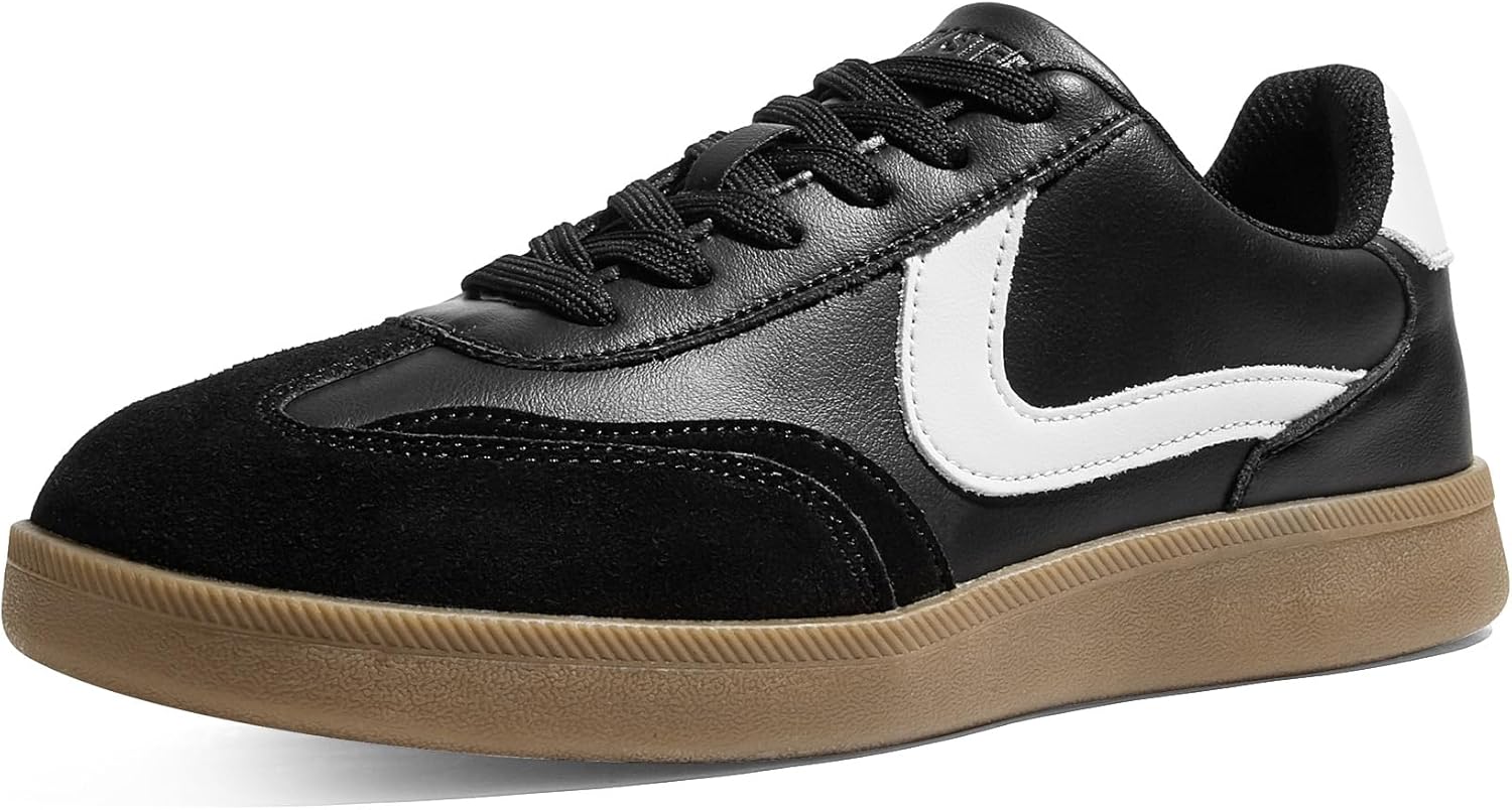 

Мужские модные кроссовки LUCKY STEP Ретро, повседневные, дышащие, для ходьбы, классические, удобные, стильные беговые кроссовки, белый/черный