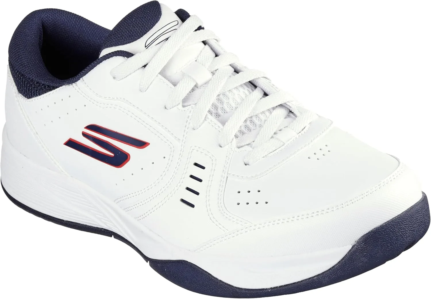 Мужские кроссовки Skechers Sunlite Waltan Plus Size Black 52384 BLK, белый/красный