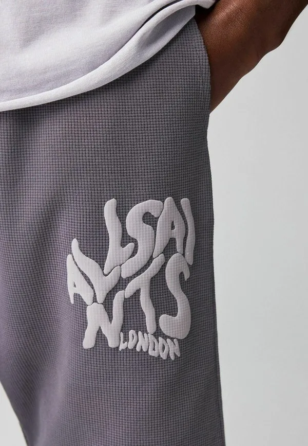 Спортивные штаны: футболка и шорты Smallsaints, Washed Purple Waffle — фото 4
