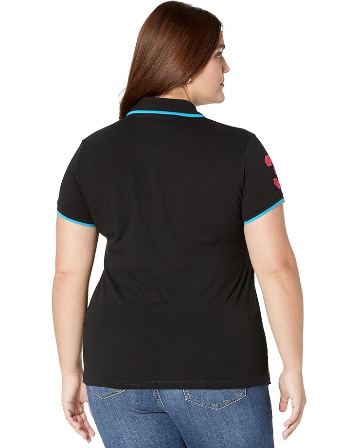 

Поло U.S. POLO ASSN. Triple Crown Polo, цвет Black/Blue