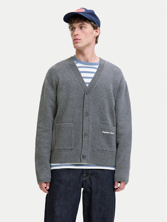 

Кардиган loose fit Norrebro 12282732 Jack & Jones, серый