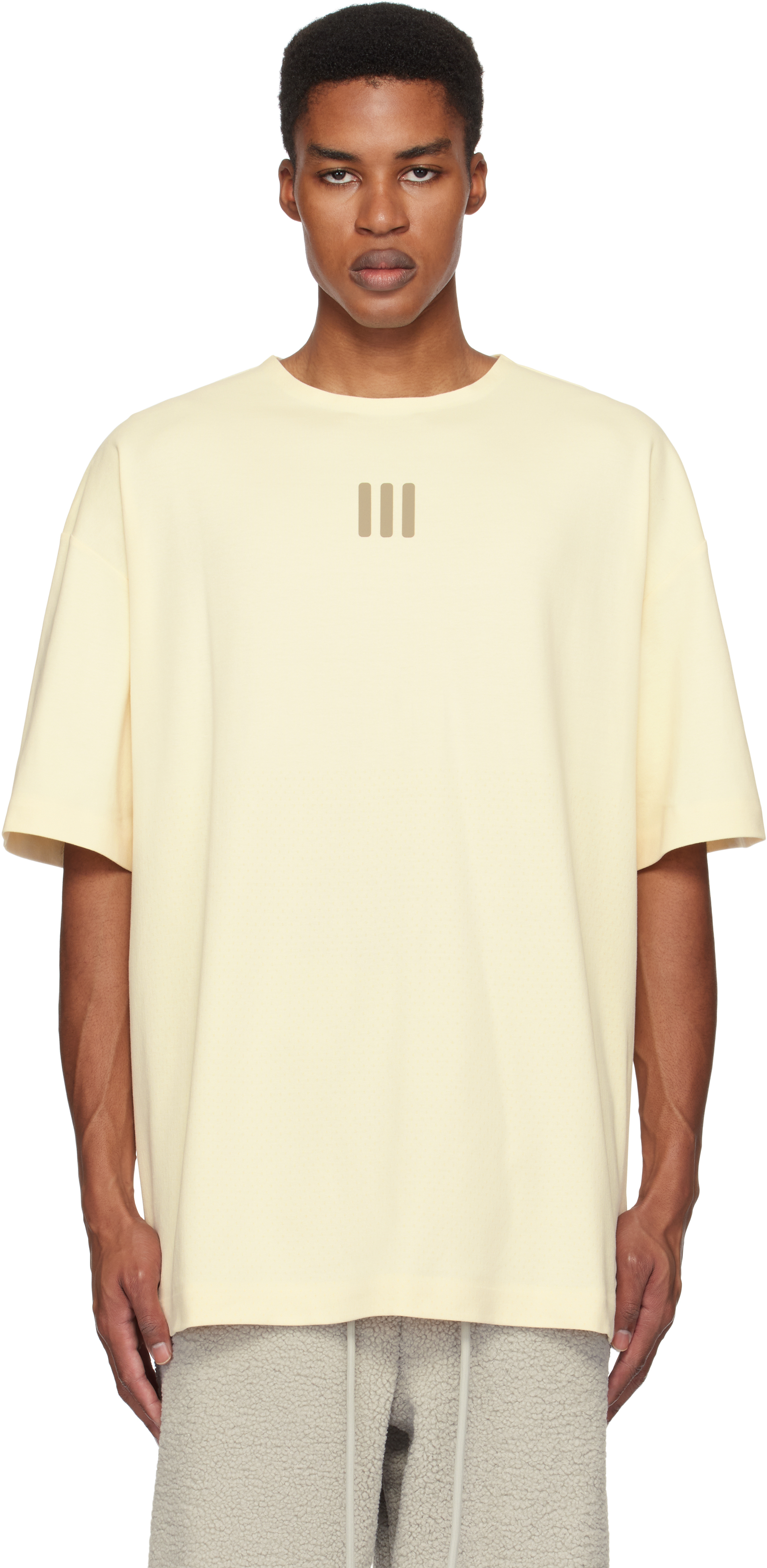 

Желтая футболка Adidas Originals Edition Performance Jersey Fear of God Athletics
