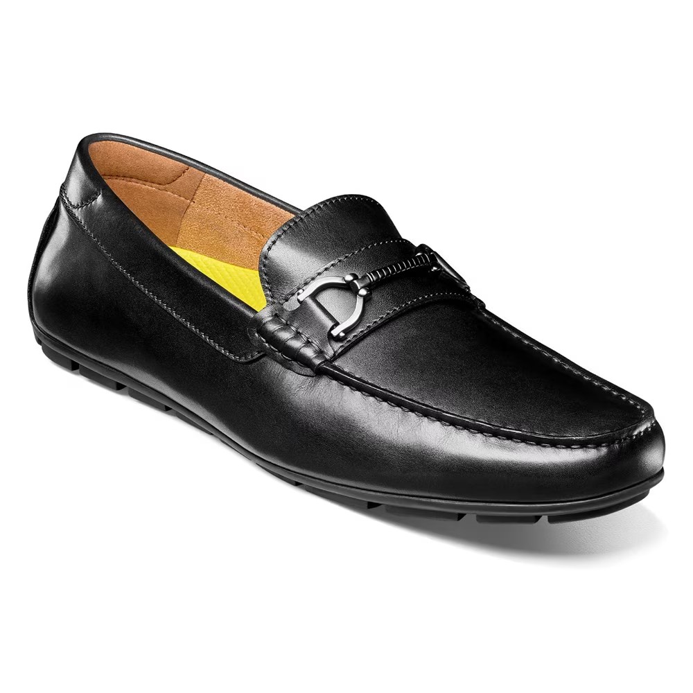 

Мото мокасины с носком Florsheim, черный