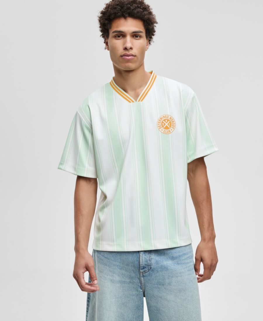 

Мужская футболка Panama свободного кроя в полоску с V-образным вырезом Mode of One, Neo Natural