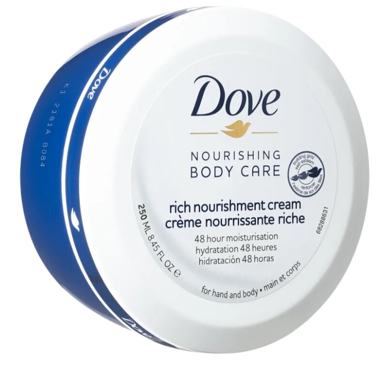 

Dove Nourishing Body Care, Увлажняющий крем для лица и тела, 250 мл