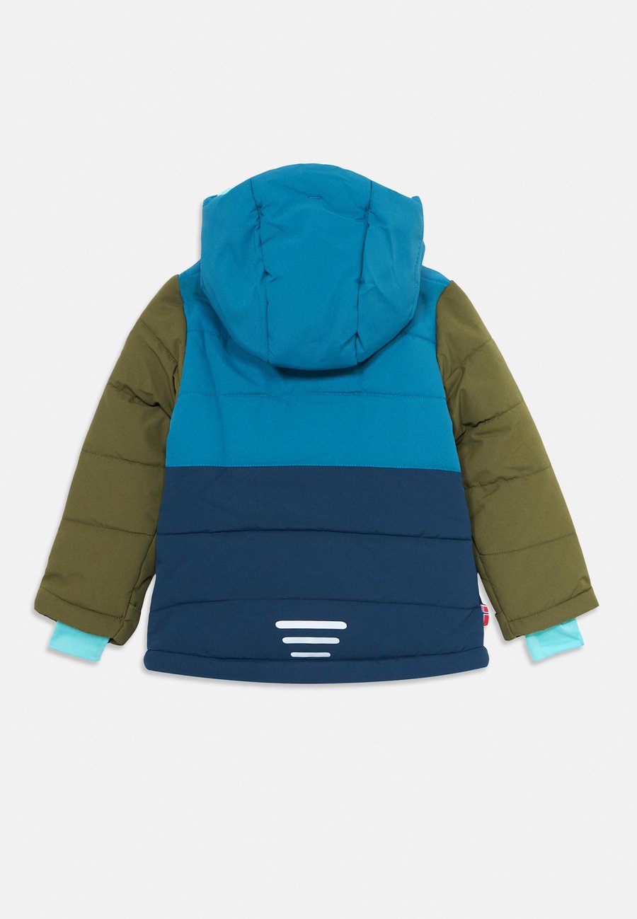 Зимняя куртка TROLLKIDS KIDS HEMSEDAL SNOW JACKET UNISEX, Dark Marine/Mystic Blue/Pine Green/Dark Blue — фото 2