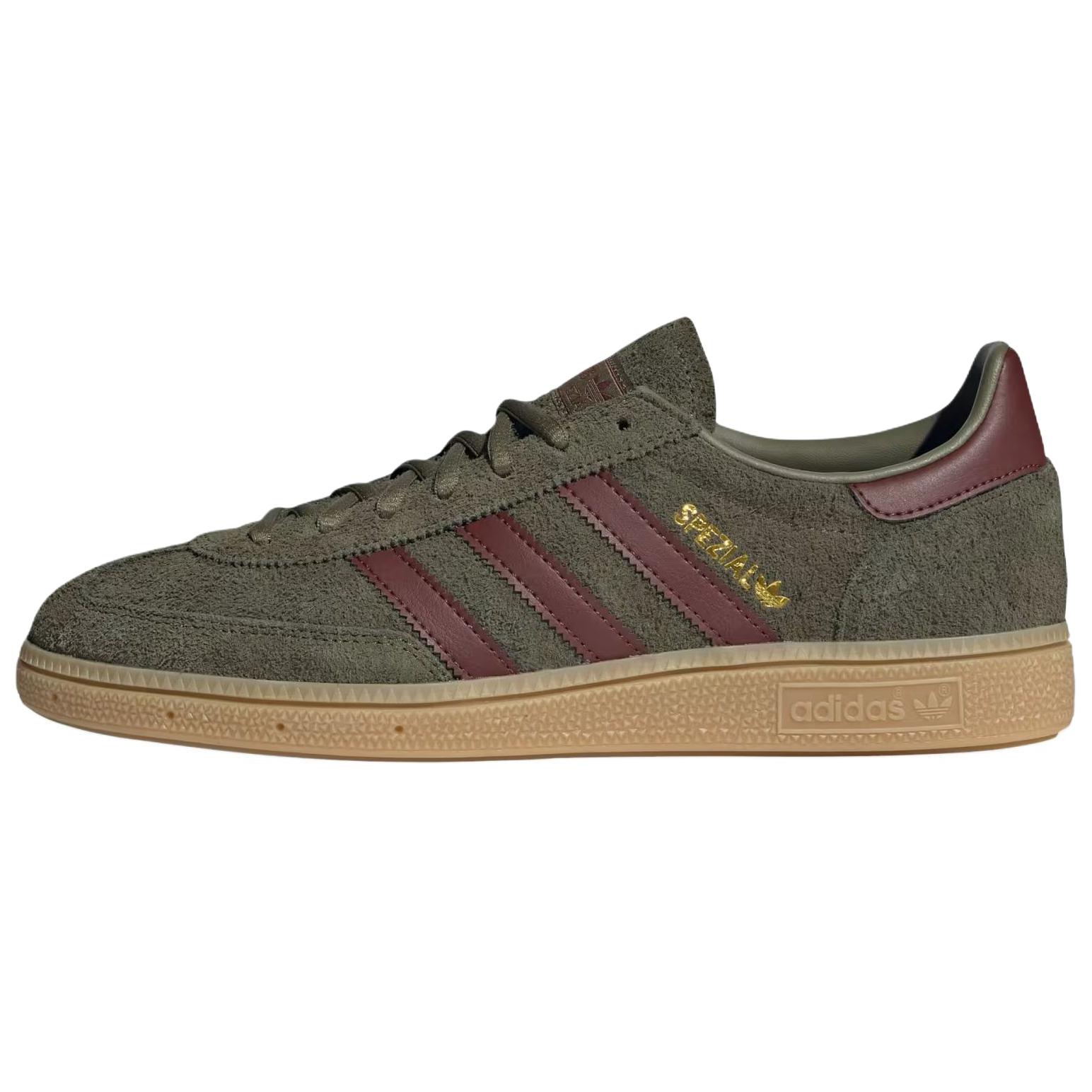 

Adidas Originals HANDBALL SPEZIAL Скейтборд обувь Унисекс Оливковый Зеленый - Оливковый Зеленый/Красный, цвет Olive Green/Red