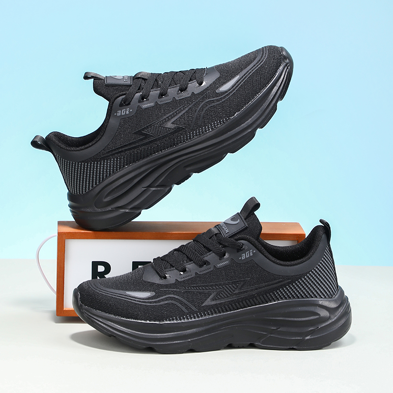 TAIHEYUAN Амортизирующие низкие кеды унисекс черные мужские, цвет Men's Black — фото 2