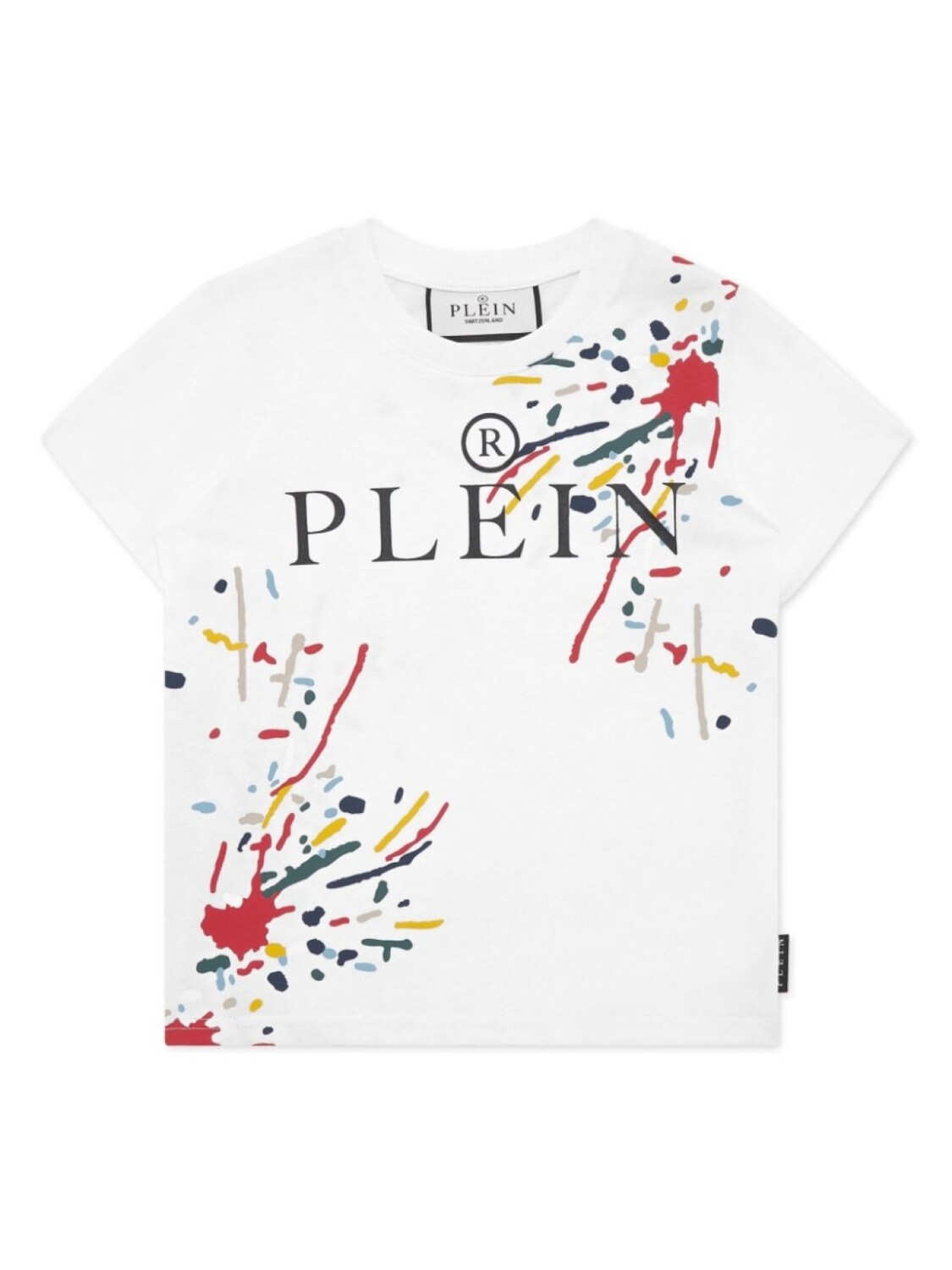 

Футболка с логотипом Philipp Plein Junior, белый