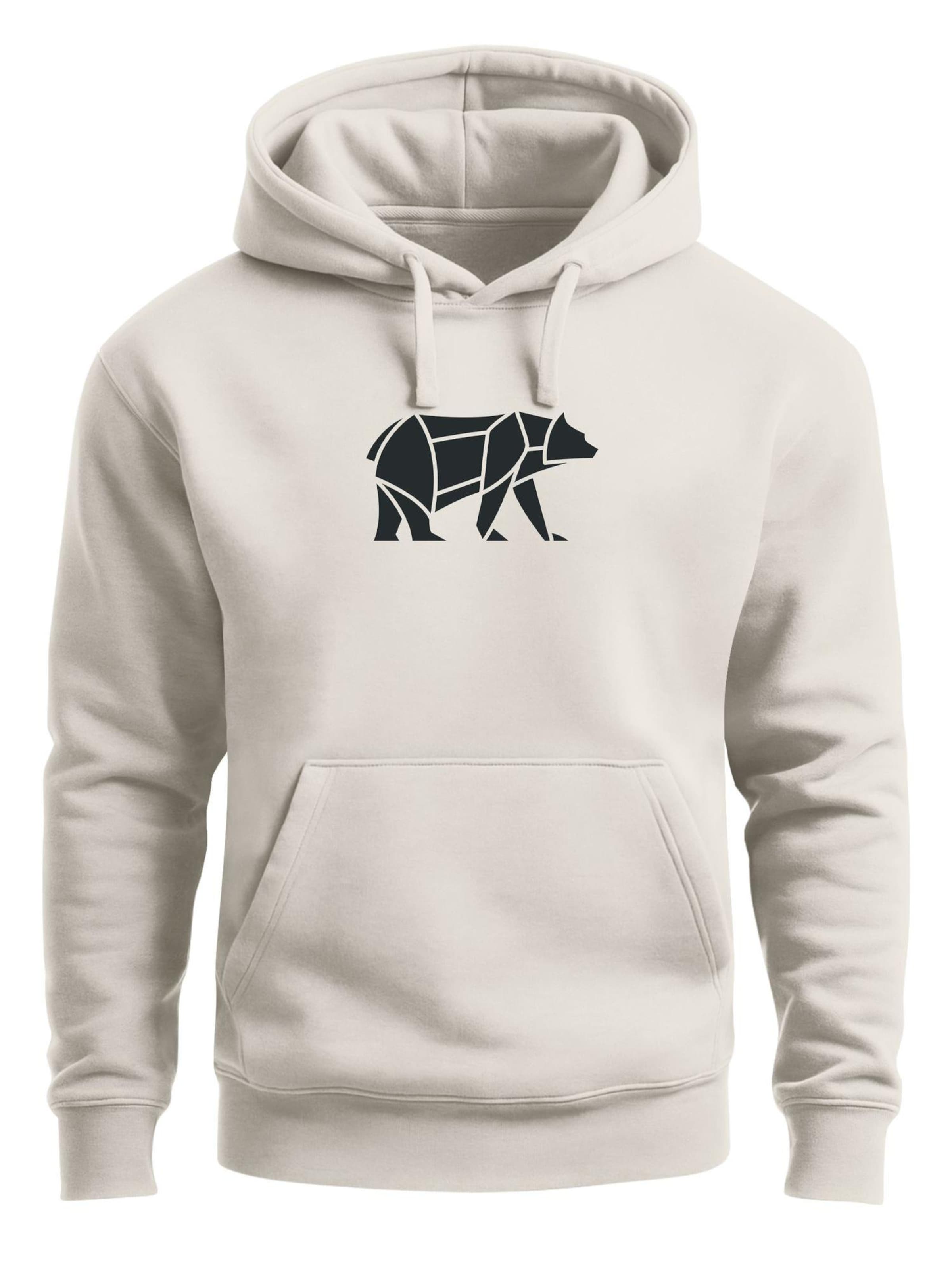 

Neverless Толстовка 'Bär Lineart Polygon' в цвете Nude