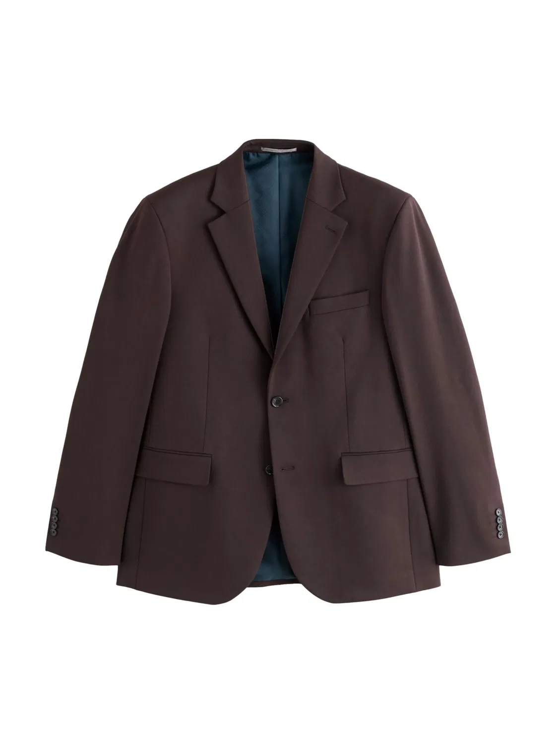 Деловой пиджак стандартного кроя 'Motionflex' Next, Dark Brown