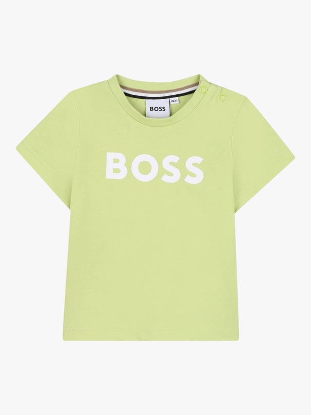 

Футболка с логотипом boss baby HUGO BOSS, цвет Lime