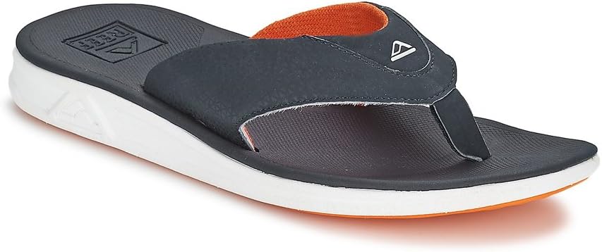 

Мужские шлепанцы Reef Rover, поддерживающая и ультра мягкая стелька, прочная подошва, не оставляющая следов, синий/оранжевый/темно-синий