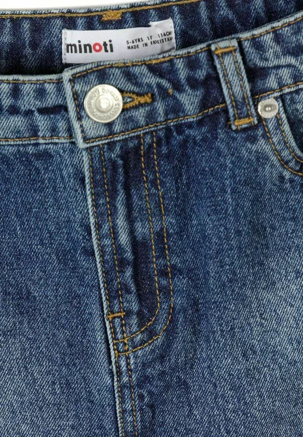 Юбка джинсовая Minoti Classic five pocket denim skirt, темно-синий деним — фото 4