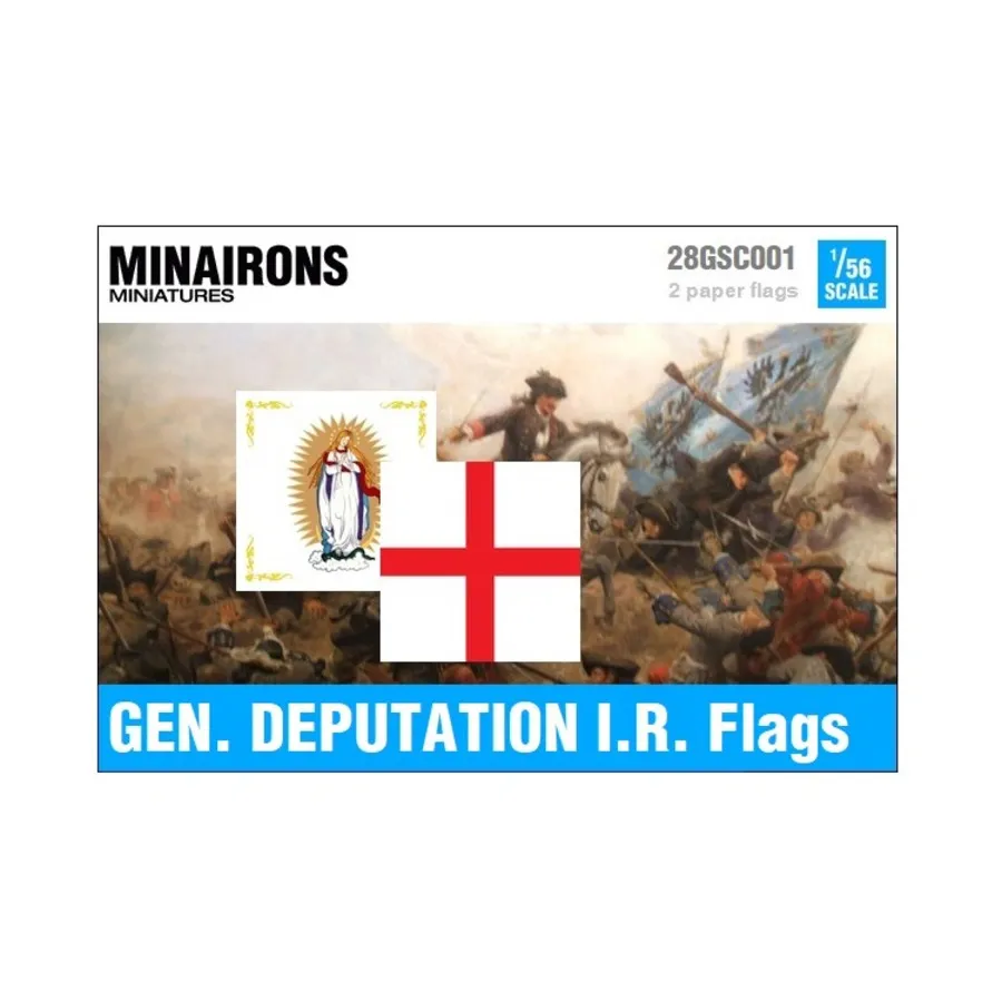 

Флаги генеральной делегации IR, War of Spanish Succession - Decals & Flags (1:56)