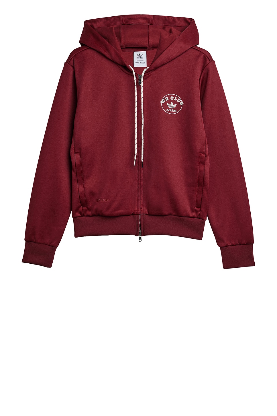 

Толстовка с капюшоном Adidas By Wales Bonner, collegiate burgundy
