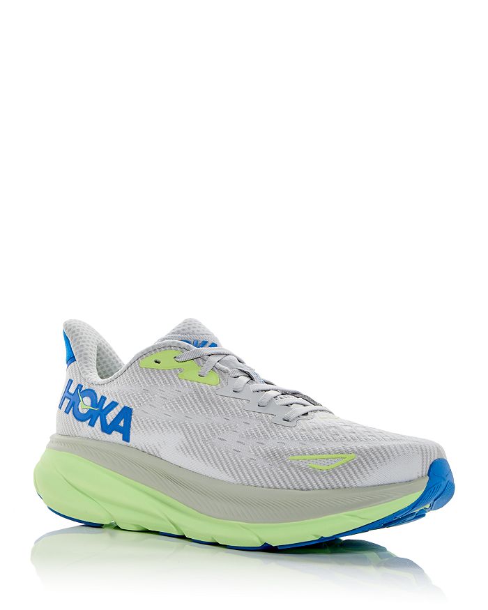 

Мужские кроссовки Clifton 9 Running в цвете Stardust/Electric Cobalt HOKA, серый