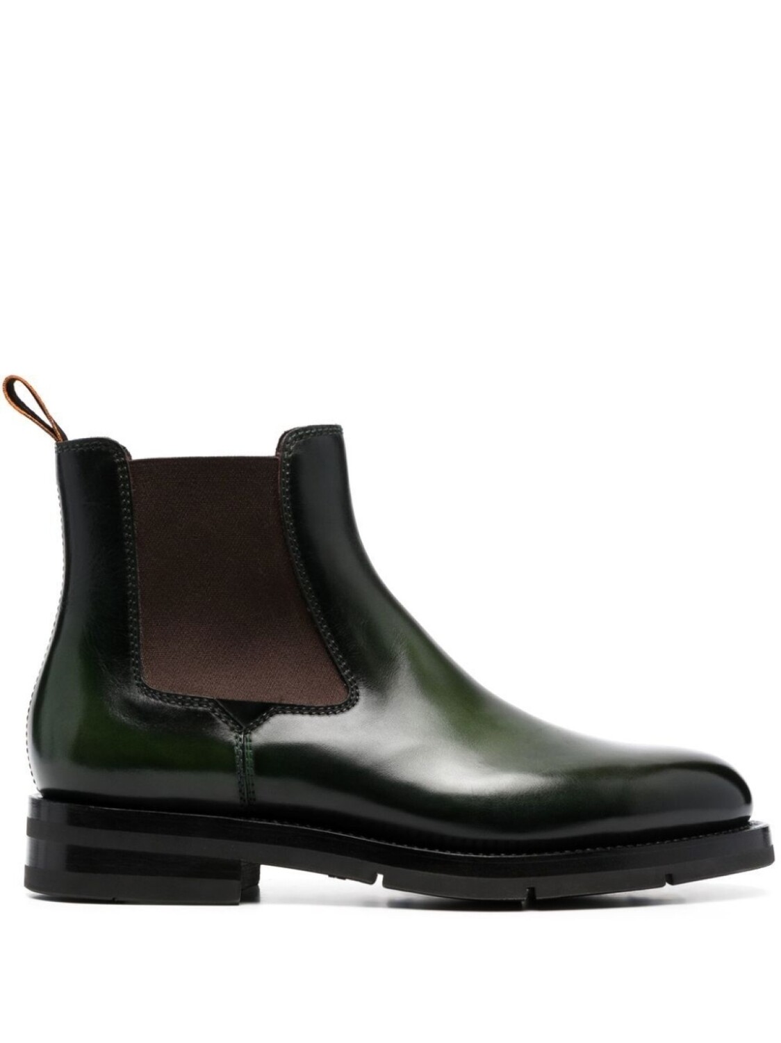 

Santoni elasticated side-panel boots, зеленый