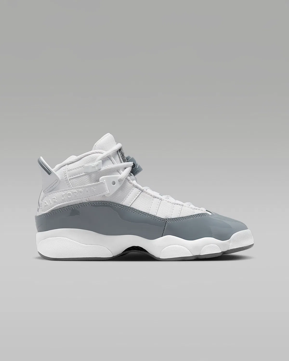 Детские кроссовки Jordan 6 Rings, White/White/Cool Grey — фото 3