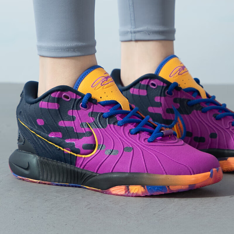 LeBron 21 SE Welcome To Camp GS Nike, фиолетово-синий — фото 2