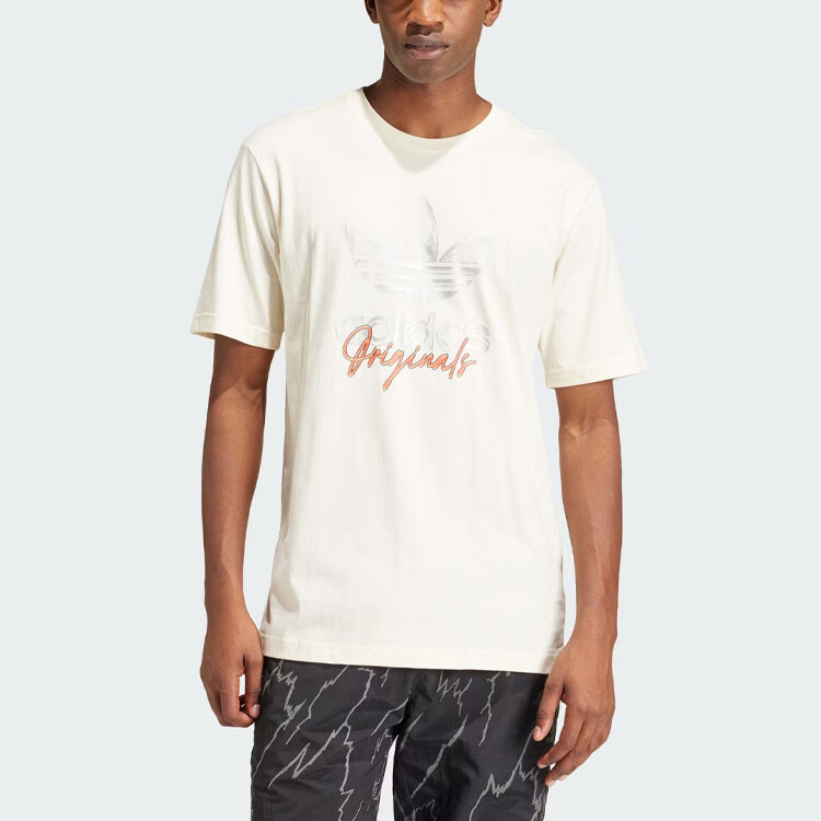 TRAINING SUPPLY Футболка мужская молочно-белая Adidas Originals, слоновая кость — фото 2