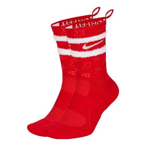 

Носки Nike Unisex Elite Crew 'xmas' Sports Socks 1 Packs Red CK6786-657, красный