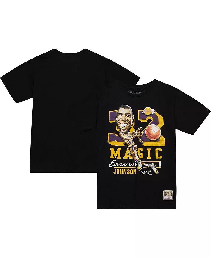 

Футболка мужская Magic Johnson Black Los Angeles Lakers Hardwood Classics с карикатурой Футболка мужская Mitchell & Ness Magic Johnson Black Los Angeles Lakers Hardwood Classics с карикатурой