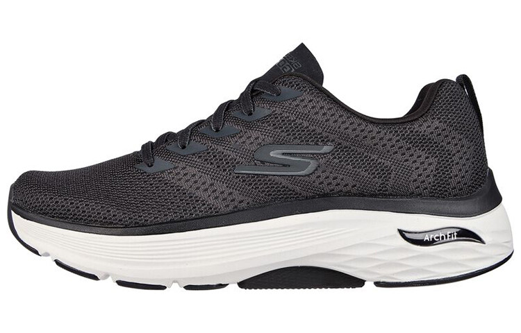 

Кроссовки для бега Max Cushioning для мужчин с низким верхом, черного/белого цвета Skechers