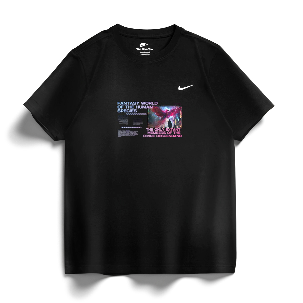 

Nike Спортивная футболка унисекс черная, Черный, Nike Спортивная футболка унисекс черная