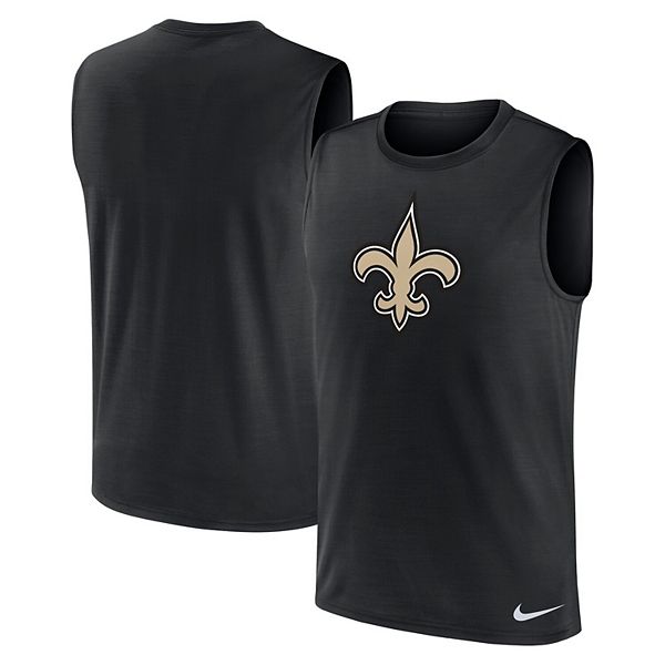 

Мужская черная майка new orleans saints blitz legend muscle perform Nike
