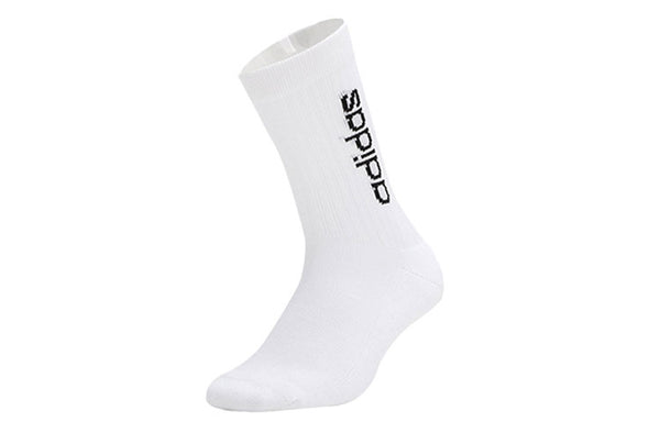 Носки neo sports outdoor high top mid tops socks couple style 3 pairs 'black green white' Adidas, черный — фото 3