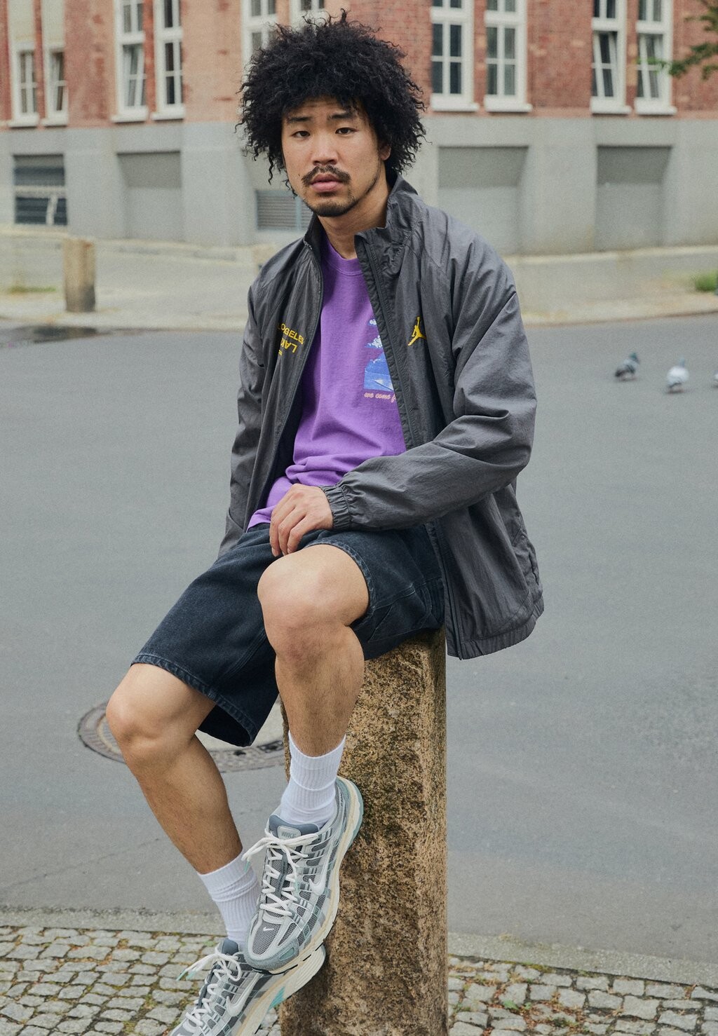 

Тренировочная куртка NBA LOS ANGELES LAKERS JORDAN JACKET Nike, антрацит