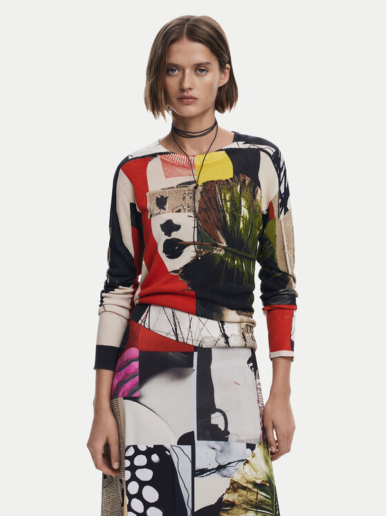 

Свитер обычного кроя Collagelacro 25SWJF27 Desigual, мультиколор