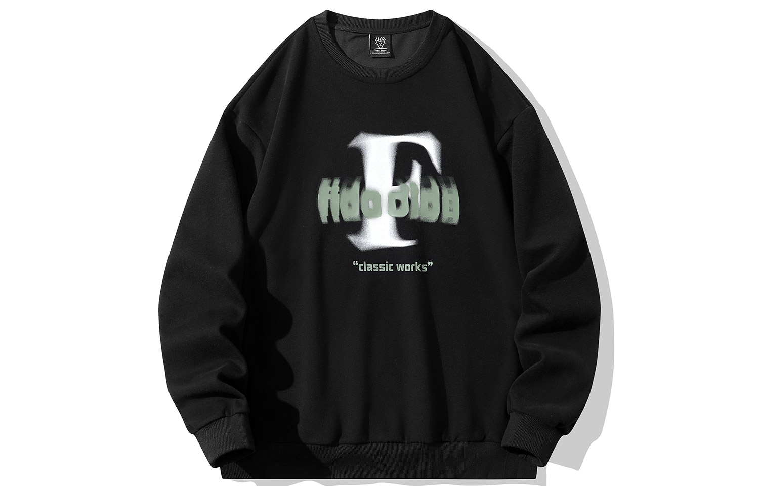 

Свитшот унисекс FIDO DIDO, Light Green Thickened and Fleece-Lined