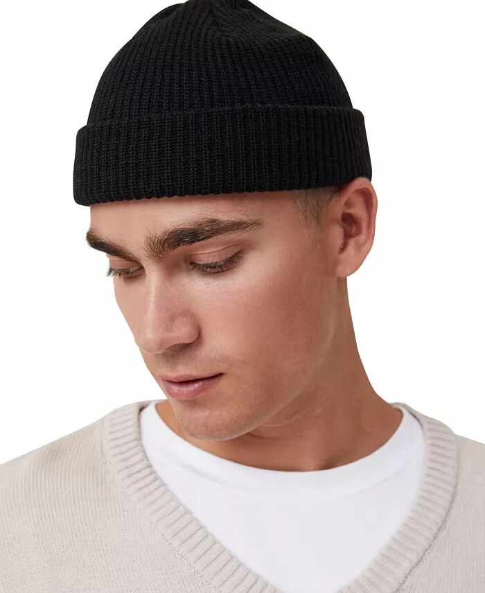 

Мужская шапка плотной вязки COTTON ON, черный