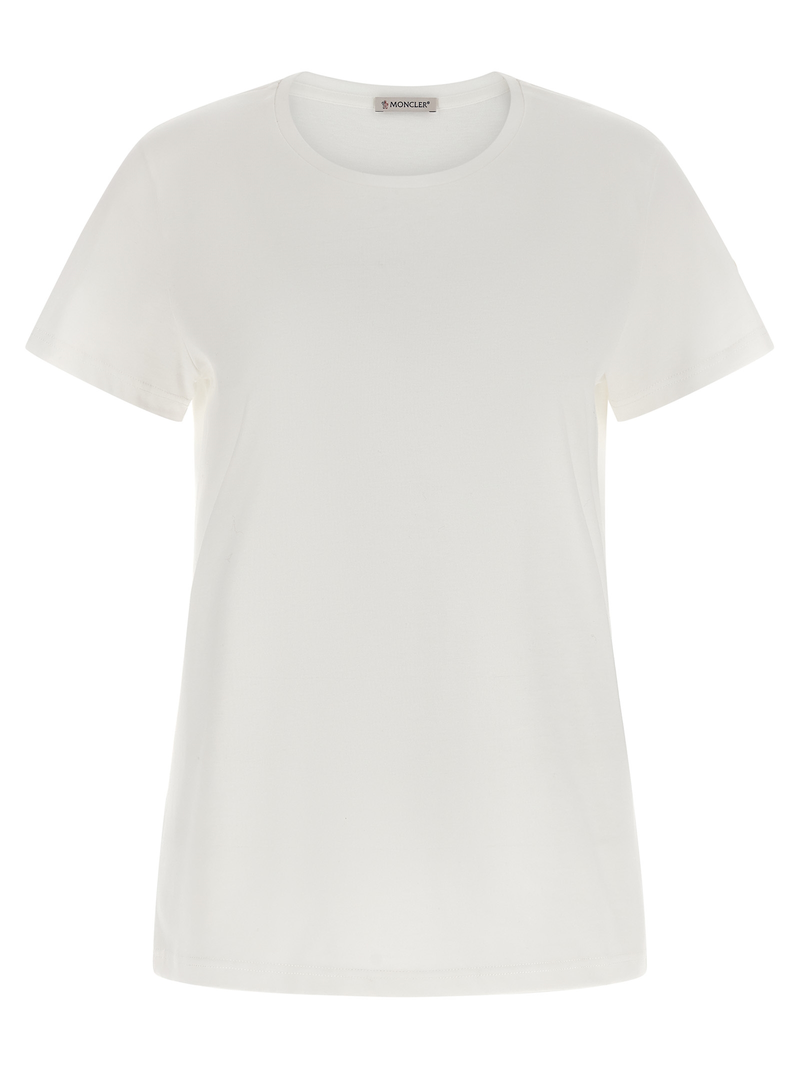 

Футболка с нашивкой-логотипом MONCLER, белый