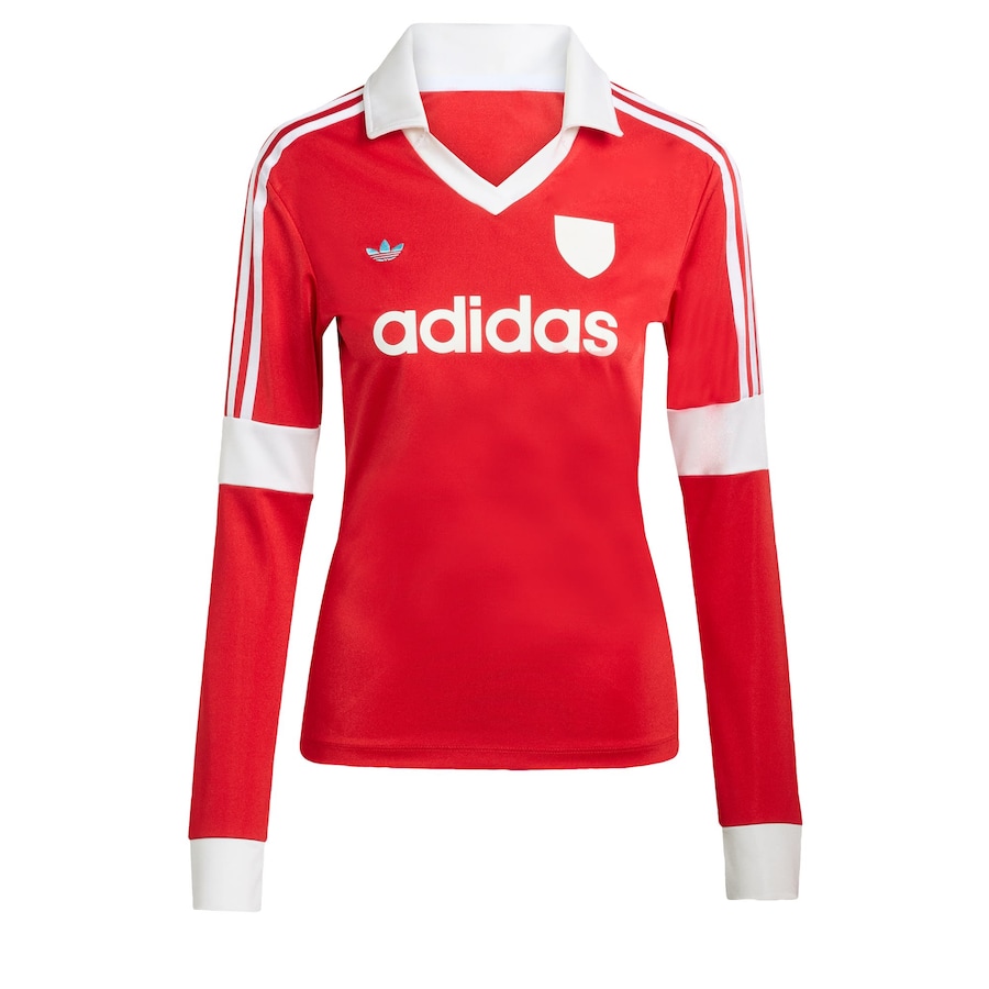 

Рубашка ADIDAS ORIGINALS Graphic Football Long Sleeve, ярко-красный