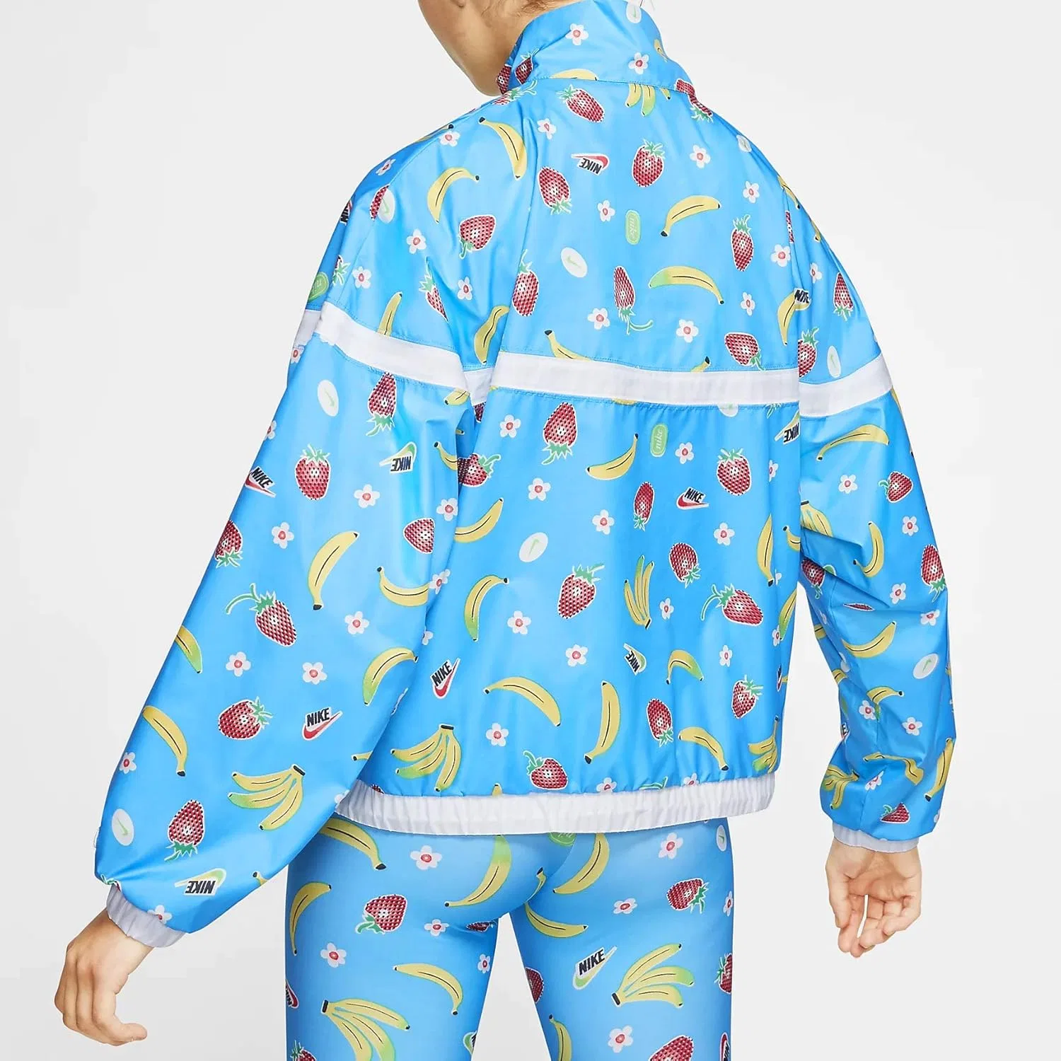 Тренировочная куртка Nike, женская, цвет Lt Current Blue/White — фото 2