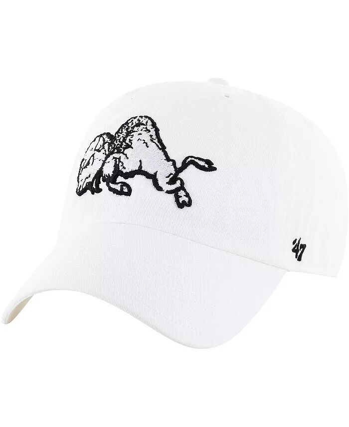 

Мужская белая состаренная кепка Colorado Buffaloes в винтажном стиле Clean Up Adjustable Hat '47 Brand