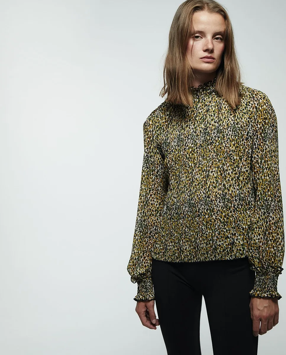 

Плиссированная блузка Sfera, зеленый