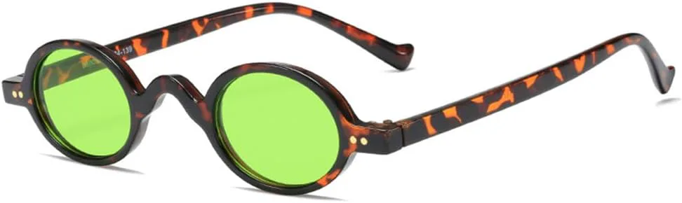 

Солнцезащитные очки для женщин в стиле ретро, ​​маленькая оправа, круглая оправа, заклепки, персонализированные очки в уличном стиле для мужчин UJNHGQ, C6