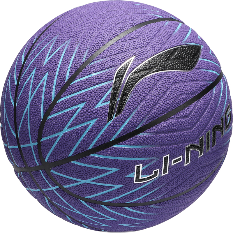 

LINING Баскетбольный мяч PU Basketball Purple размер 7 тренировочный unisex Китай